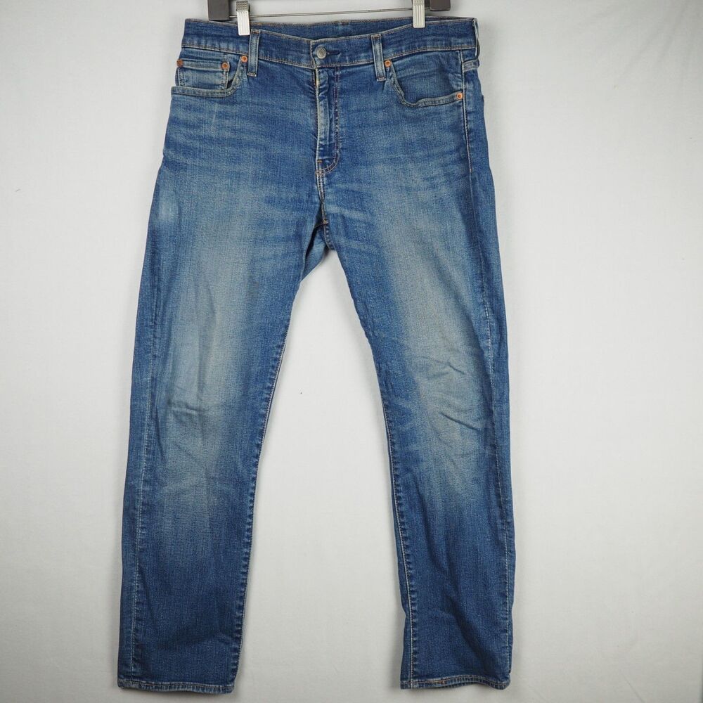 Levis Premium Lot 511 Slim Fit Jeans Mens 33x30 Medium Wash Big E Stretch Denim